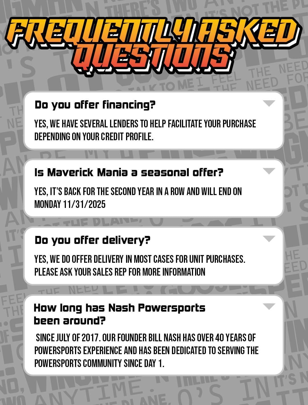 Frequently Asked Questions